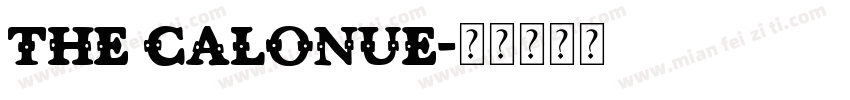 The Calonue字体转换